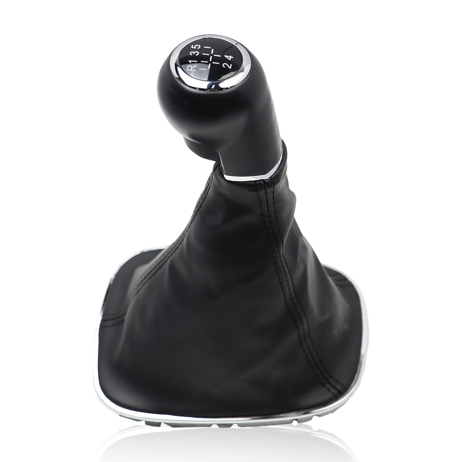 Pomello del cambio a 5 velocità 009140093 per Opel Corsa D 2006-2014 Corsa E 2014-2019 19276456 Nero