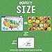 Merka Placemats for Kids, 4 Pack Educational Placemats for Dining Table, No-Slip, Washable, Reusable, Learning Solar System, Human Body Chart, World Geography, and USA Map