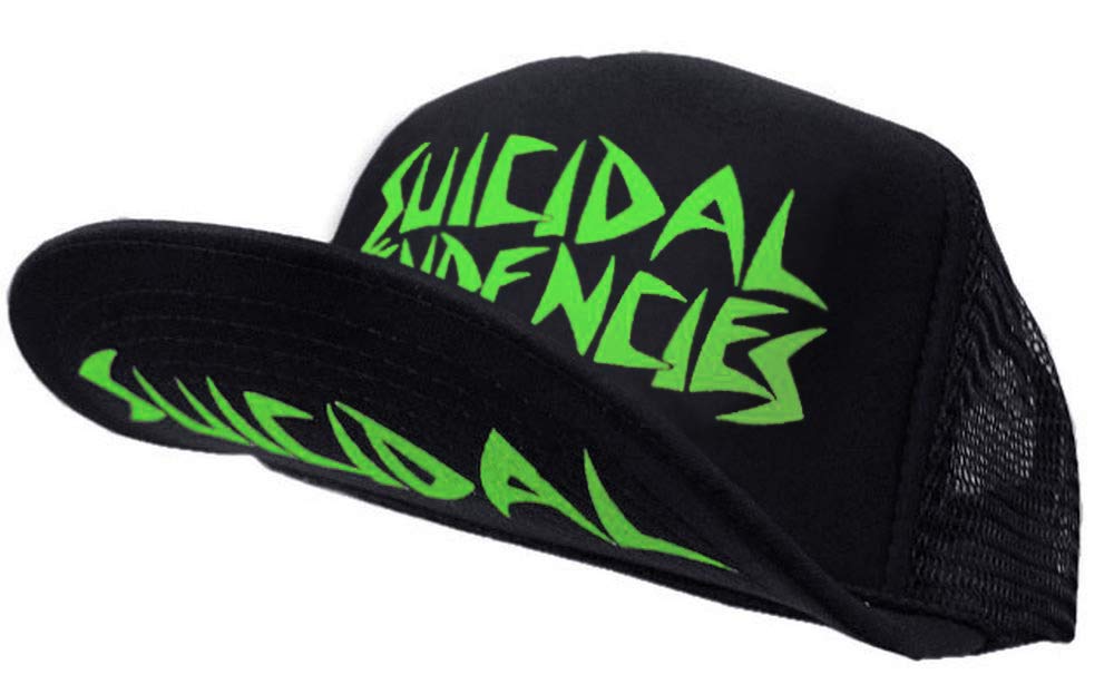 Suicidal Tendencies Official OG FLIP UP Trucker Hat Fluo Colors + Sticker