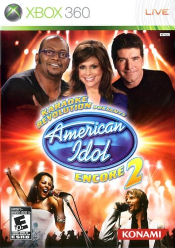 Konami Karaoke Revolution Presents: American Idol Encore 2 Used Sealed cover