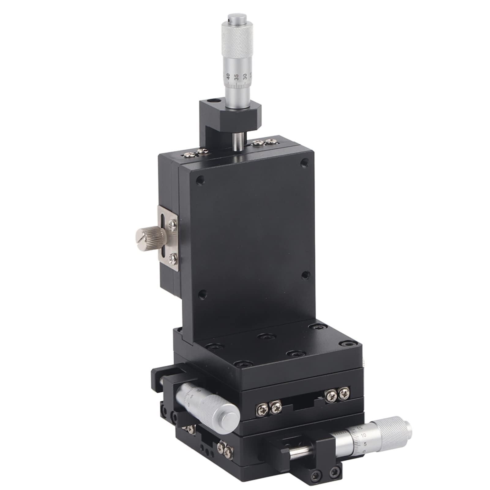YFBCMXSKG Bearings, Manual Linear Stage, SEMXYZL60 ACR XYZ Vertical Lift Linear Platform Manual Stage Fine Tuning Sliding Table 60 * 60mm Trimming Bearing Tuning Platform Sliding Table