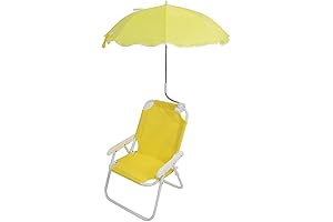 Kids Beach Chair with Umbrella: A Sunny Haven for Your Little Adventurer