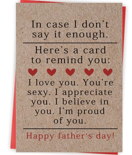 Zyulin Sweet Fathers Day Cards Gifts for Boyfriend...