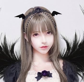 Amazon | なりきり 悪魔/小悪魔 カチューシャ(黒) デビル コスプレ