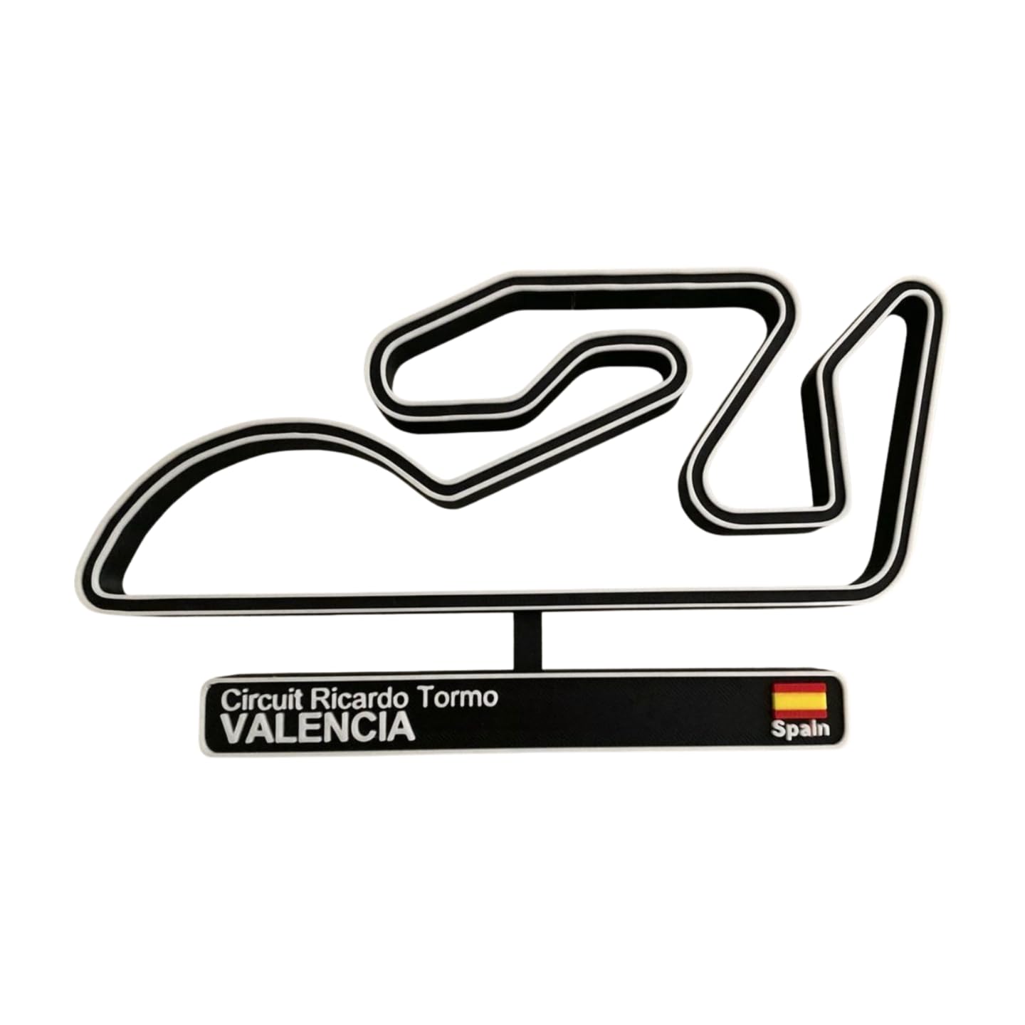 Circuito di Valencia, Modello di Circuito di Corsa 3D, Decorazione Automobile