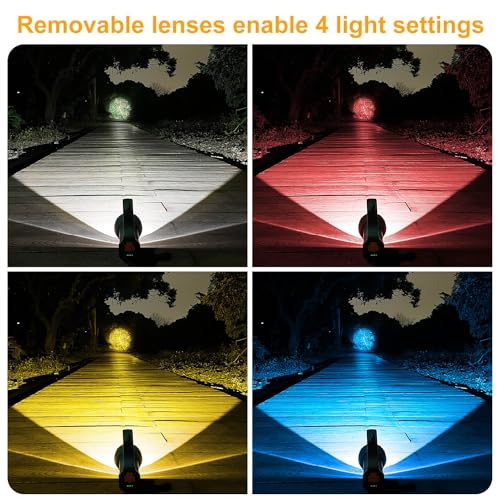 Yierblue YBN-20000M1 Solar Power & Rechargeable Spotlight Flashlight thumb #4