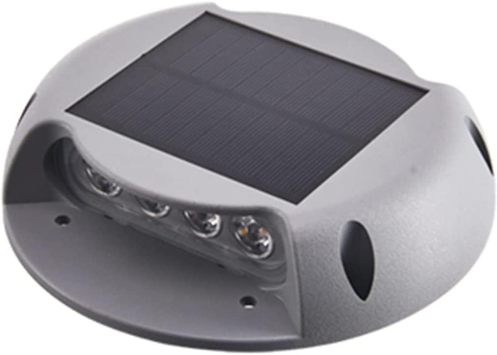 VUIKLCty Solar Landscape Spotlights Home garden decoration waterproof lights, Two-way light source solar wall light, Lawn layout buried lights(Colorful Light a)