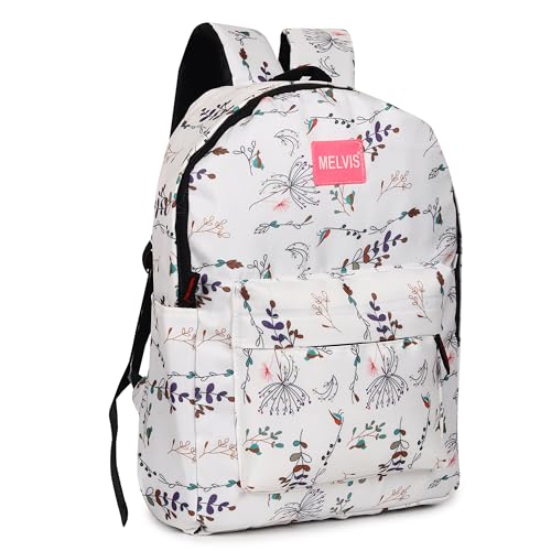 Image of MELVIS 20L Water Resistant Backpack with Bottle Compartment | Lightweight Travel & School Bag for Men, Women & College Students | Trendy Laptop Backpack for Daily Use