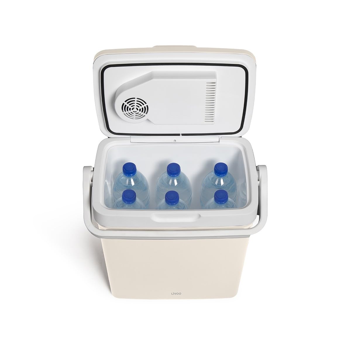Livoo - Glacière électrique - Froid et Chaud, capacité 18L, ou 6 Bouteilles de 1.5L, Prise Secteur/Allume-Cigare