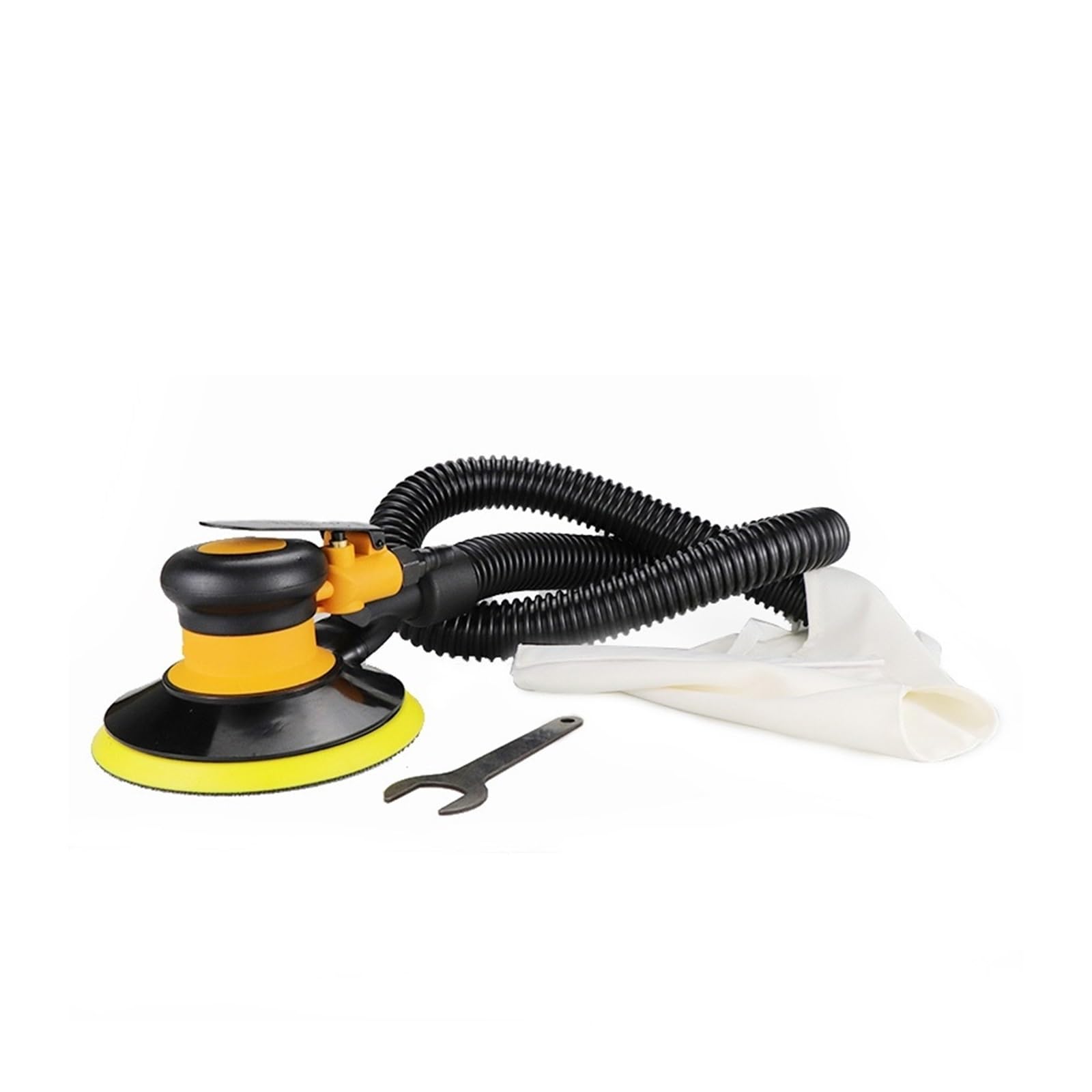 Pneumatyczna szlifierka pneumatyczna polerka 6 ''150mm narzędzie do pielęgnacji lakieru samochodowego polerowanie losowa orbitalna maszyna palmowa szlifierka do drewna do obróbki drewna(C9 Sander)