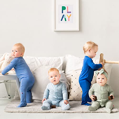 Magnetic Me Footie Pajamas Soft Modal Baby Sleepwear with Quick Magnetic Fastener | Boys and Girls Sleeper Preemie-24 Months4