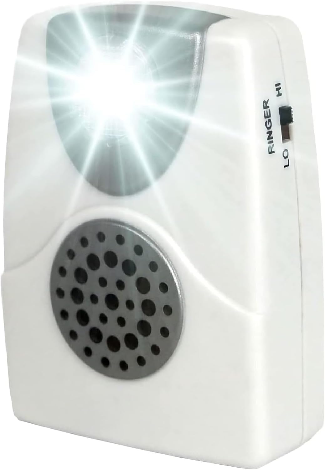 Amplificateur de sonnerie téléphonique VOCA TA002 avec lumière clignotante, jusqu'à 105 dB, pour téléphones fixes, montage mural, idéal pour les environnements bruyants et les personnes malentendantes