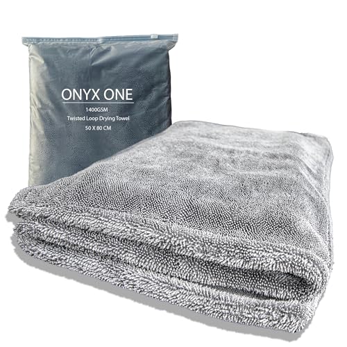Onyx One TLDT1400 Mikrofaser Auto-Trockentuch XL Grau