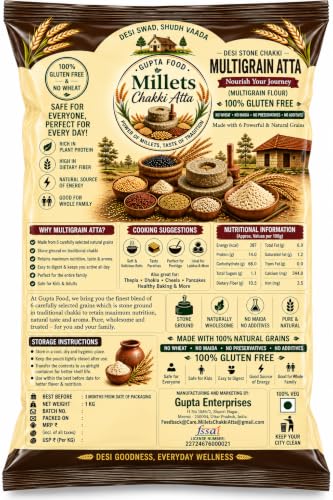 Image of Multigrain Atta- Gluten free, without wheat-Diabetes Control & Low Fat 2 KG