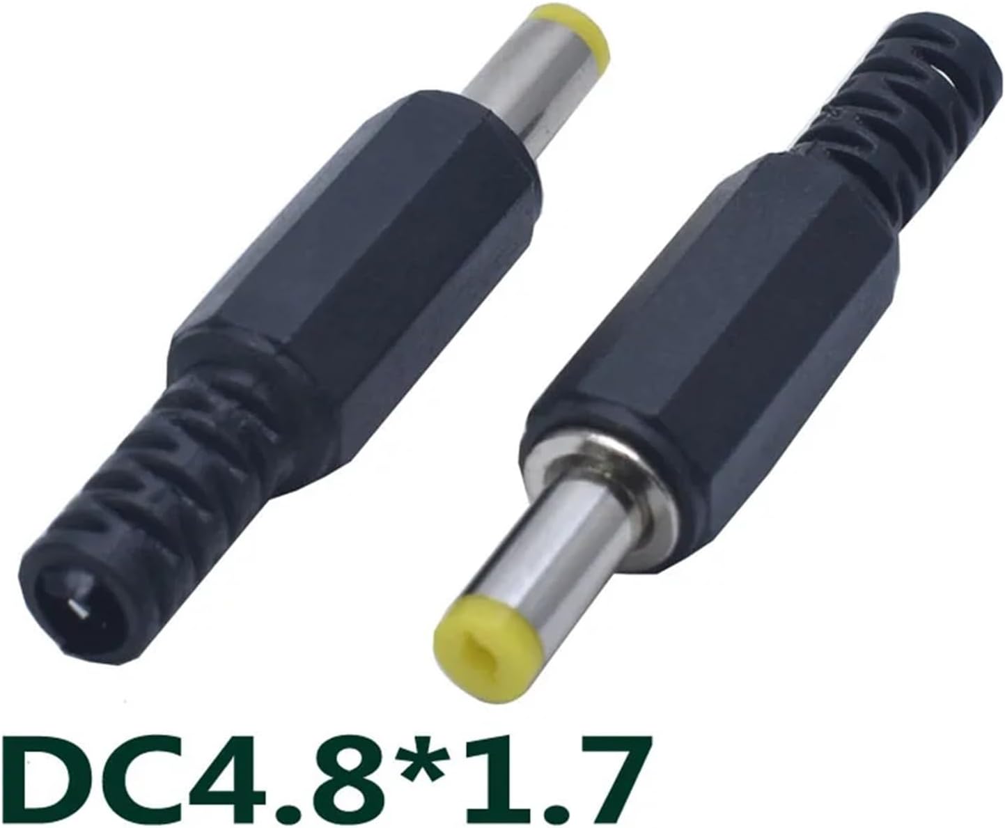2pcs DC 4.8 * 1.7mm 4.8x1.7mm DC Power Male Tip Connector