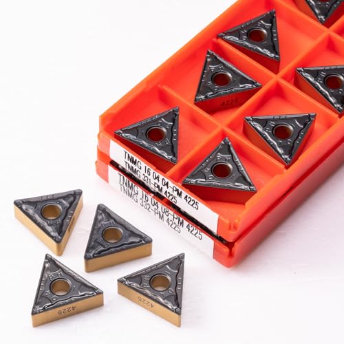 10 piezas Insertos de Carburo TNMG160408 PM 4225 para Torno CNC miniatura 4
