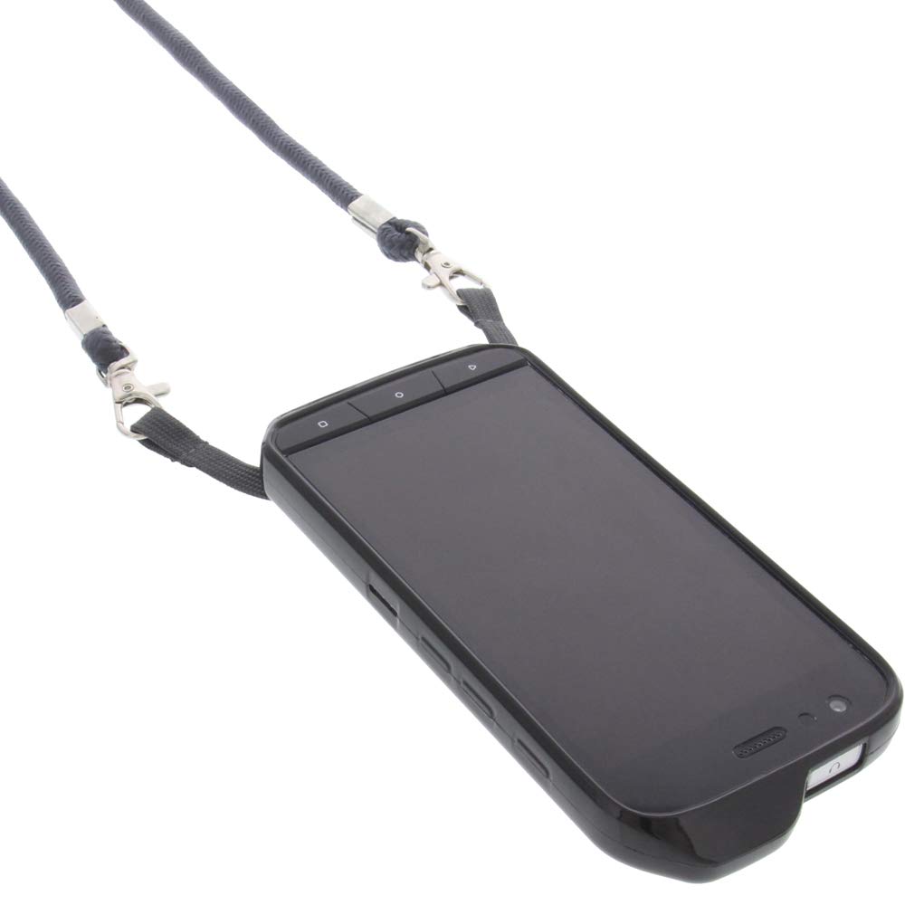 Umhängetasche Für CAT S61 – TPU-Schutzhülle Mit Verstellbarem Band, Dunkelgrau