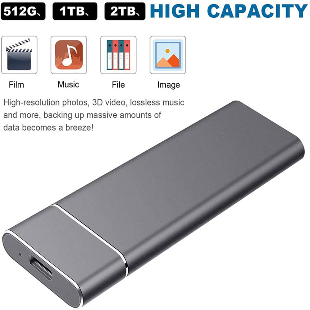 500GB ソリッドステートドライブ Amazon | ポータブル SSD 500GB アルミニウム外付けソリッド