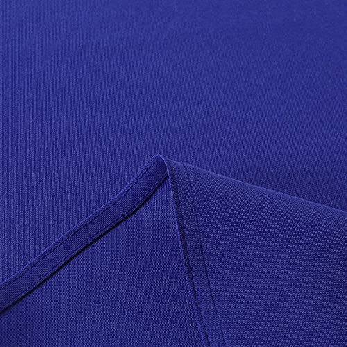 Image of sancua Rectangle Tablecloth - 60 x 84 Inch - Stain and Wrinkle Resistant Washable Polyester Table Cloth, Decorative Fabric Table Cover for Dining Tables, Buffet Parties and Camping, Blue