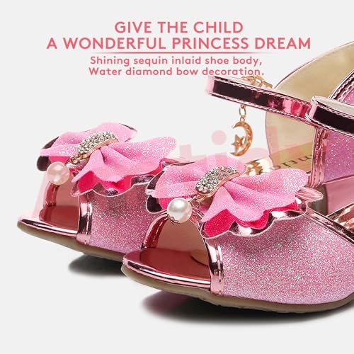 Amtidy Toddler Little Girl Mary Jane Dress Shoes - Ballet Flats for School Party Dress Shoes2