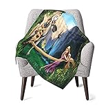 Hdadwy Tangled Rapunzel - Manta de bebé, suave, cálida, ac