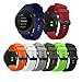 Senter Band for Garmin Forerunner 745 Band,22mm Soft Silicone Sport Replacement Strap Band Compatible with Garmin Forerunner 745 Smart Watch