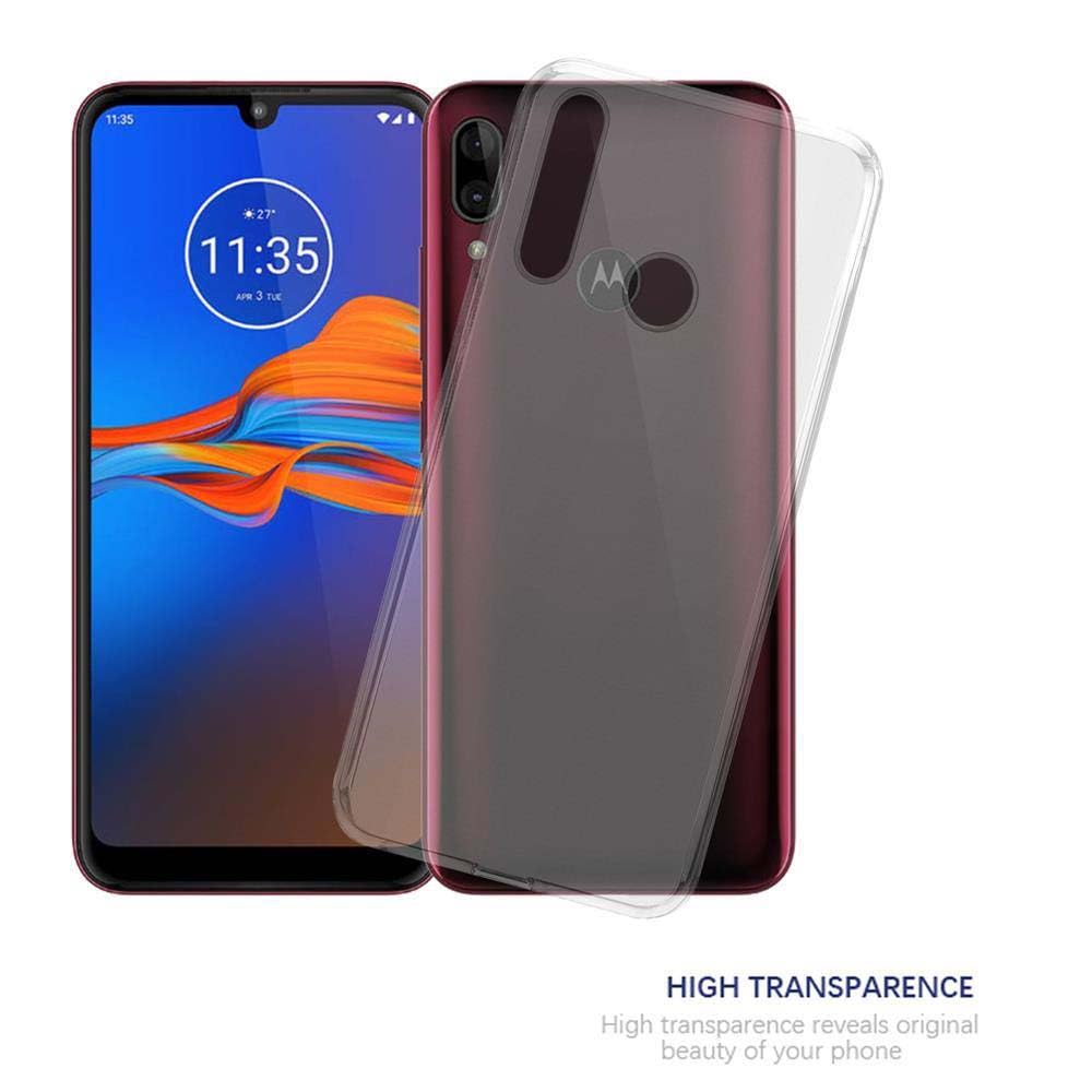 Cadorabo Custodia Trasparente Sottile Per Motorola Moto E6 Plus – Cover Morbida In TPU Antiurdo, Silicone Gel, Bordo Rialzato (0,5 Mm) - 4