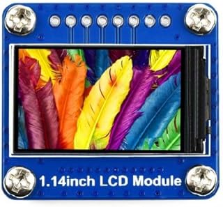 1.14inch LCD Display General Module Compatible with Raspberry Pi 240×135 Pixels Resolution SPI Interface IPS Panel 65K RGB Colors Supports Arduino, STM32