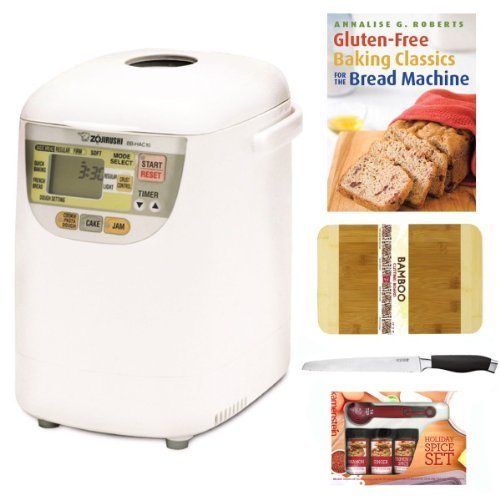Zojirushi BB-HAC10 1-Pound-Loaf Programmable Breadmaker Gluten-Free Bundle