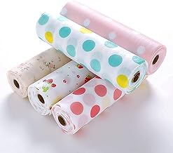 DGB MART Plastic Non Slip Kitchen Drawer Mat Shelf Sheets Kitchen Shelf Mats Roll Antibacterial Cabinet Plastic Foam Household Wardrobe Moisture Drawer Pad Kitchen Liners Mat - Multicolor (2 Piece)