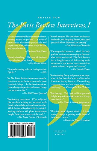The Paris Review Interviews, Volume II: Wisdom from the World's Literary Masters: 02