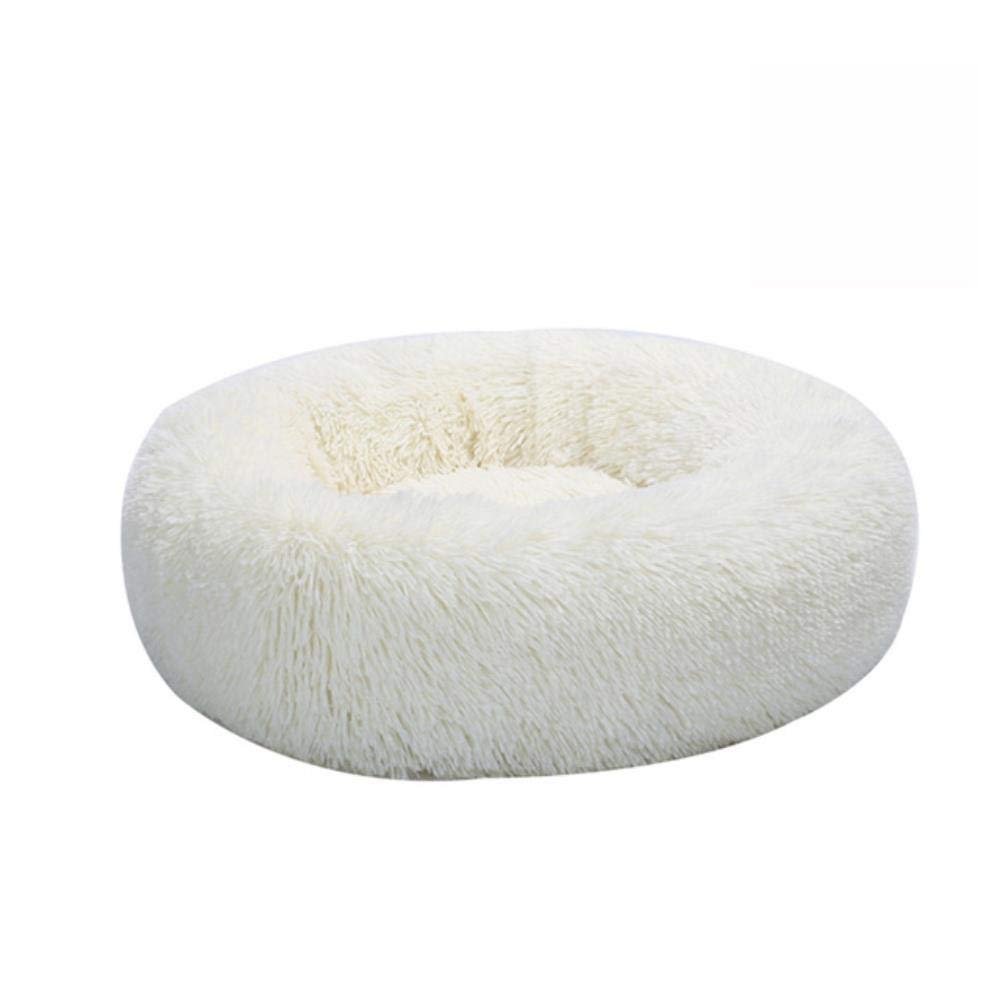 Niche pour chats et chiens facile à nettoyer, lit blanc 70cm lavable pour chiot