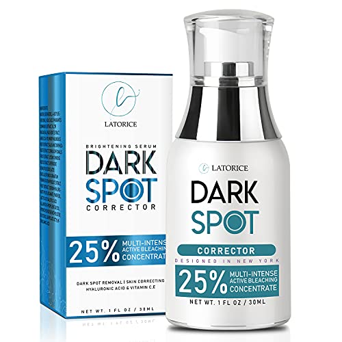 Latorice Dark Spot Remover for Face and Body, Dark Spot Corrector, Repair Dark Spot Corrector Face Serum, Natural Ingredient: 4-Butylresorcinol, Kojic Acid, Lactic Acid and Salicylic Acid,1 Fl Oz