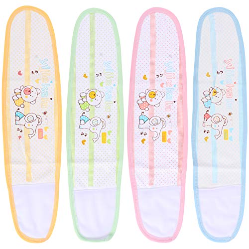 Image of EXCEART 4pcs Baby Umbilical Hernia Belt Baby Belly Button Cord Band Infant Belly Wrap Adjustable Navel Belly Band