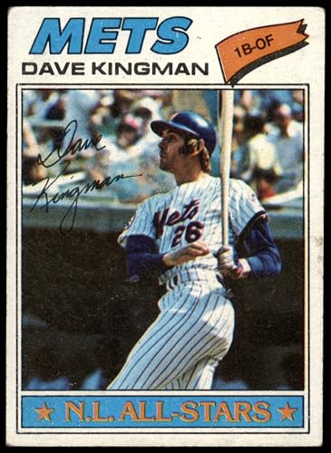 1977 Topps 500 Dave Kingman New York Mets (Baseball Card) VG Mets