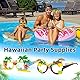 16 Stück Hawaiianische Partybrille, Hawaii-Thema, Party, Geburtstagsfeier, Poolparty am Sommerstrand, Partybrille für Kinder und Erwachsene, geeignet für Hawaii-Gadgets für Partys