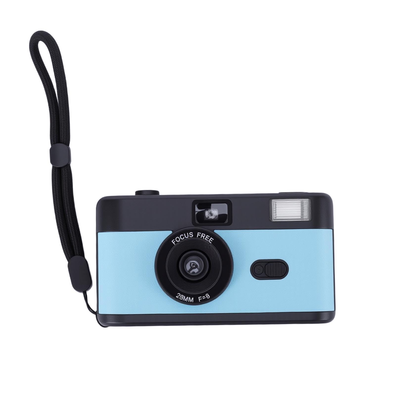 Socobeta Fotocamera a Pellicola da 35 Mm, Fotocamera a Pellicola retrò con Obiettivo 28 Mm F/8, Design Riutilizzabile per la Fotografia Nostalgica, Materiale ABS con 27 Pellicole a Colori (#1)
