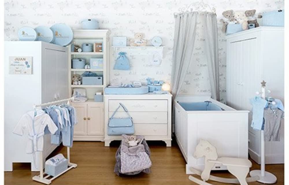 Body personalizzato con nome per neonato | 100% cotone | body a maniche lunghe | per bambino/ragazza | regalo per papate e mamme | neonati | baby shower | blu | 6/12 Mesi | BebeDeParis