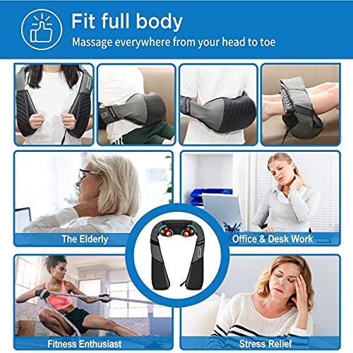 RENPHO Neck Shoulder Massager with Heat Foot Massager Machine with Heat