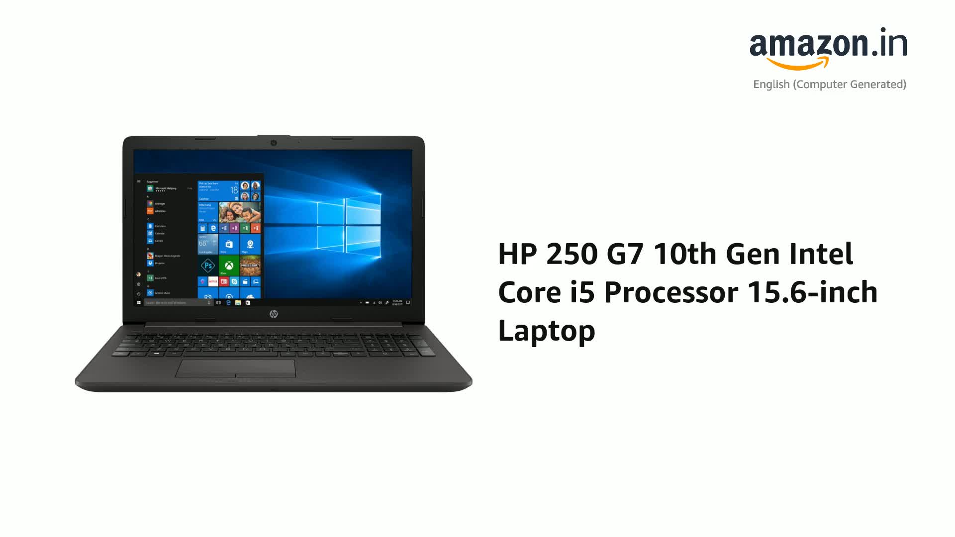 HP 250 G7 Core i5-1035G1/8GB/256GB/15.6型 HP 250 G7 15.6´´ i5-1035G1/8GB/256GB SSD Laptop | Techinn