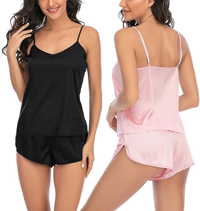 zoroo Sleep Tops & Shorts Set for Women’s Regular Nightwear Dress (Pack of 2)-picture-39