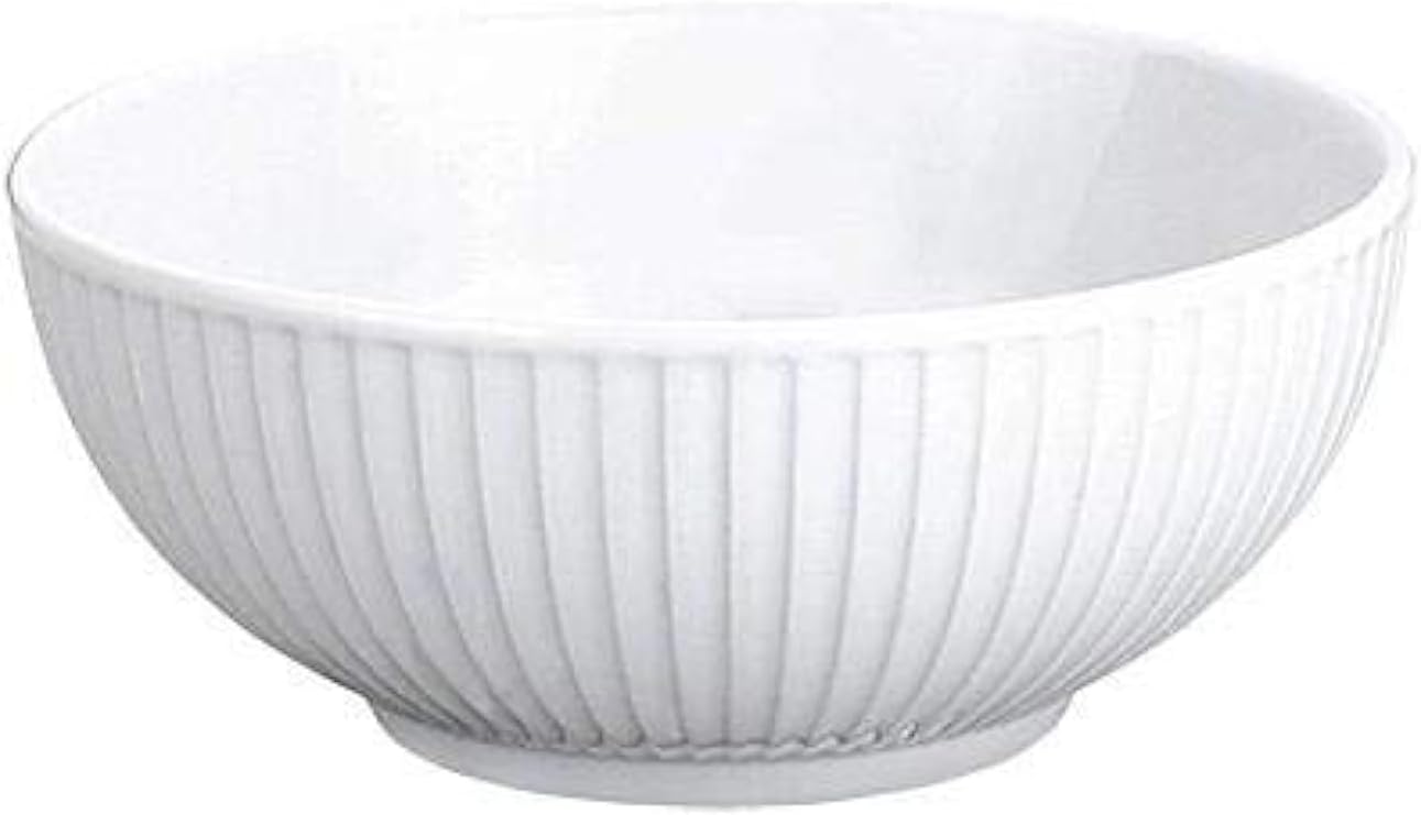 Pillivuyt, Plissé White Porcelain Individual Salad/Cereal Bowl, 6 Inches Diameter, 14 Oz (1) (1, One Pack)