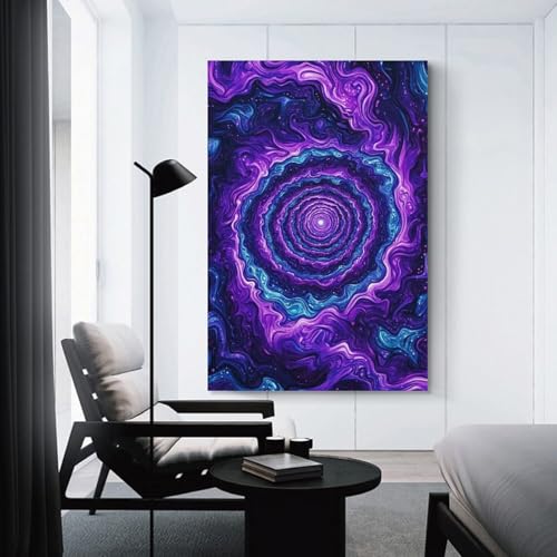 Peintures sur toile vortex haute définition - Affiche premium 50x75cm