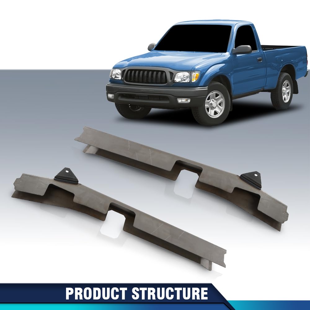 PIT66 Mid Frame Rust Repair w/Spring Mount Driver & Passenger Compatible with 1996-2004 Toyota Tacoma Regular Cab 2WD 4WD Prerunner