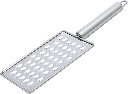 Miniatura 1 de uxcell Rallador de queso - Rallador de alimentos para cocina pelador de acero inoxidable - Rallador de limón vegetal Rallador plano de frutas