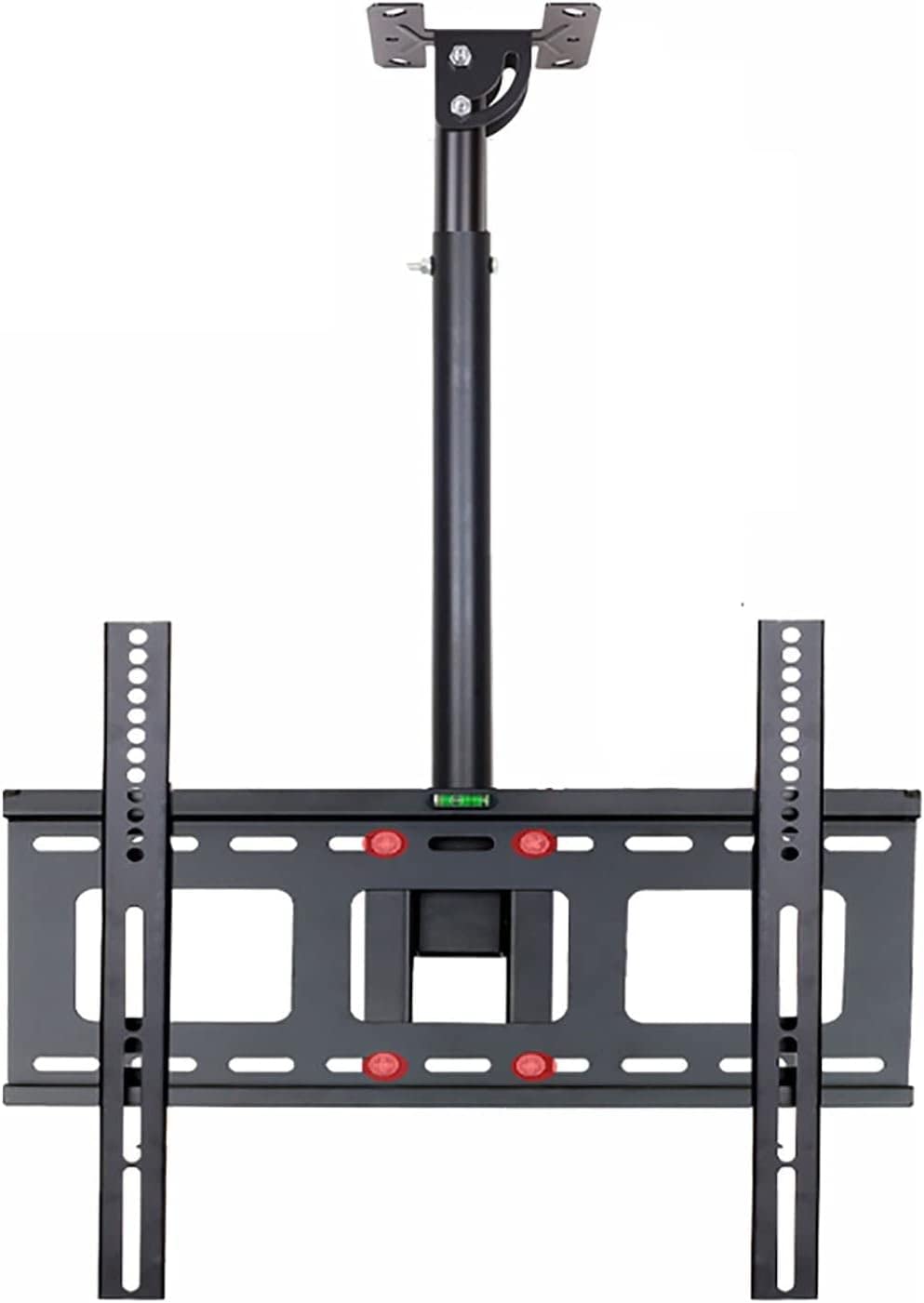 CGCSYZ Universal TV Stand Ceiling Mount Bracket with Flip Down Feature Holds Up to 50kg/110lbs Screens Tilt Swivel Telescopic Design Fits 32 60 Inch TVs (1m)