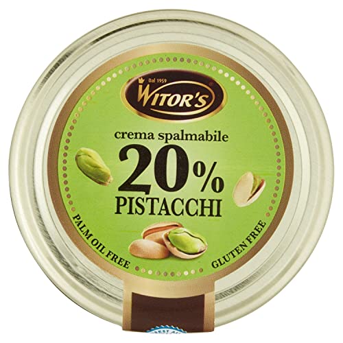 Witor’s Crema Spalmabile al Pistacchio Streichfähige Creme mit Pistazien 220g