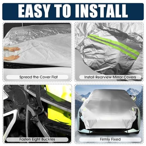Canchiing Silver Half Car Cover