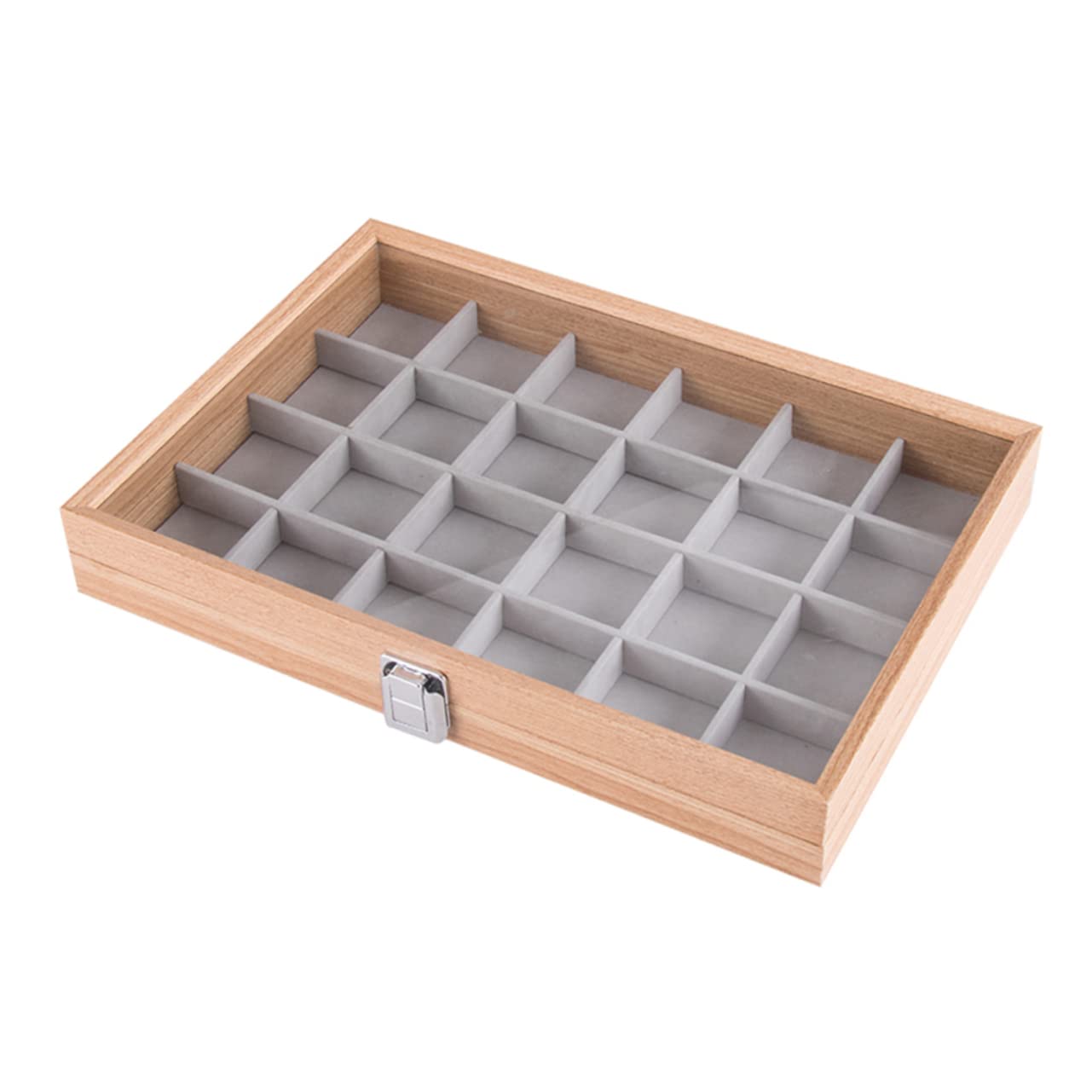 Latitude Run® Boîte à Bijoux 3 Tiroirs Avec Couvercle En Verre