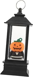 OSALADI 1Pc Luz De Halloween LED Decoração Lâmpadas De Mesa LED Luzes Decorativas Para Decoração De Casa Enfeites De Casa Lanterna LED Jack-O-Lantern Lâmpada Portátil Desktop Lâmpada